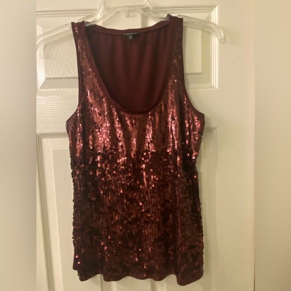 Ladies Size M Sequined Tank Top by Express - Picture 3 of 7
